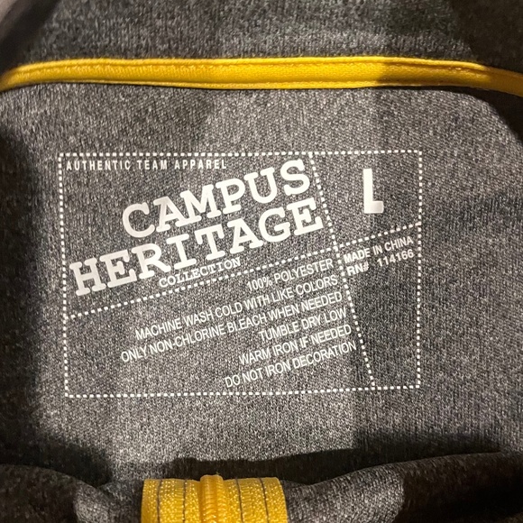 Women's Iowa Hawkeye Quarter Zip Pullover Large - Picture 2 of 3